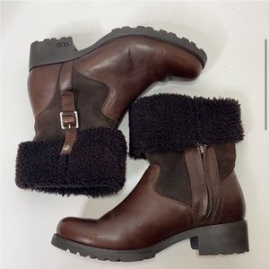UGG boots Bellevue Convertible biker dark brown Size 8.5